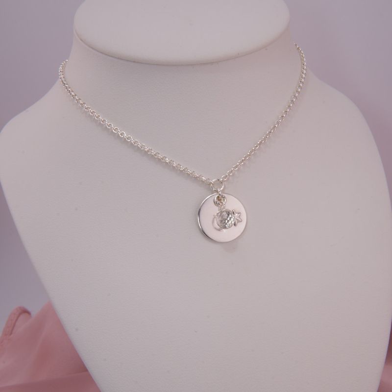 Preview: Erbskette mit Anhänger, 45 cm lang